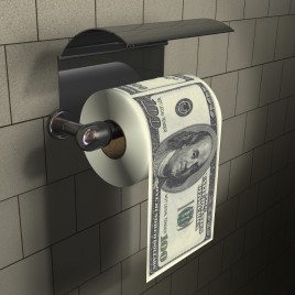 100 dollars-toiletpapir