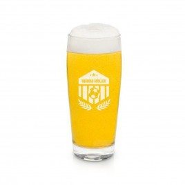 Øl glas til Bright - Fodbold glas med gravering