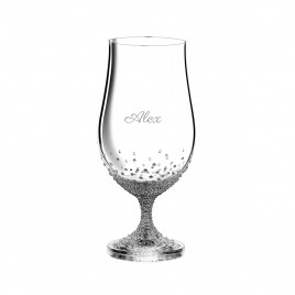 BEER GLASS WITH EXCLUSIVE SWAROVSKI DECORATION - WITH OR WITHOUT PERSONALISATION