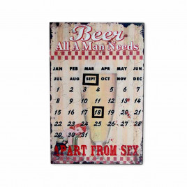 Metalkalender i øl-tema