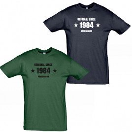 T-shirt til mænd med navn i army-stil