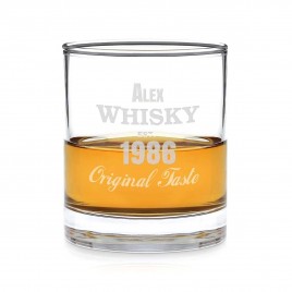 Whiskyglas med indgravering 2
