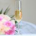 2 stk. champagneglas med Swarovskikrystaller med eller uden indgravering