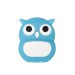 Keychain speaker blue owl